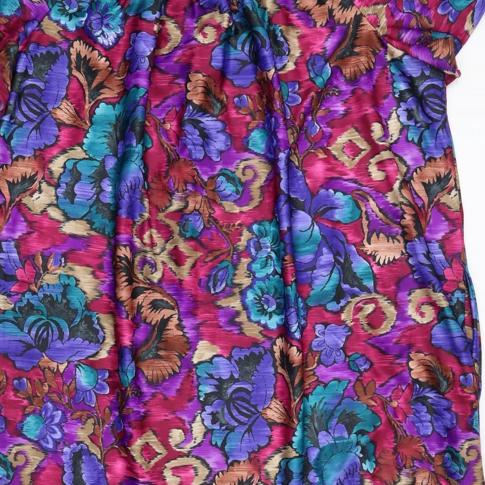 Womens UK Size Preworn Multicoloured Basic Button-Up