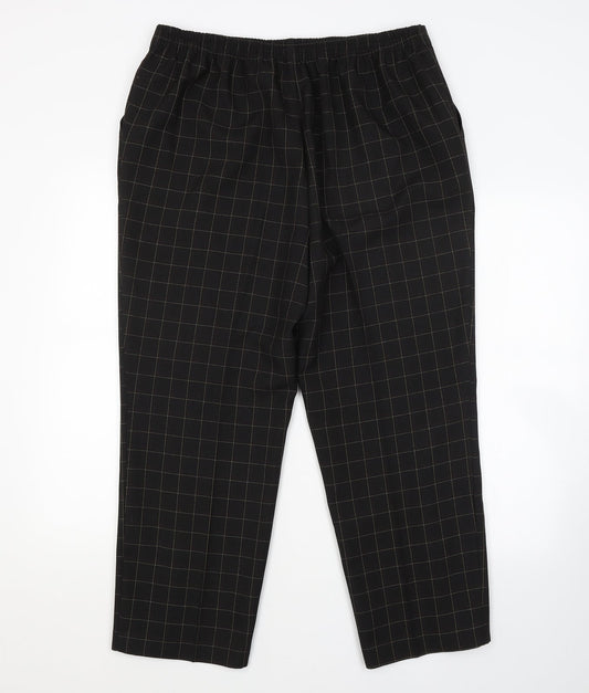 Womens UK Size 18 M&S Regular Fit Brown Trousers