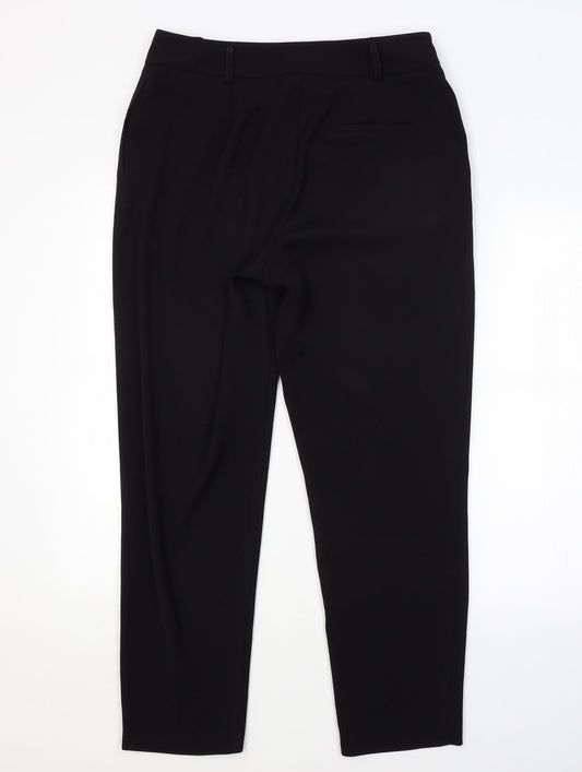 Womens UK Size 12 Dorothy Perkins Regular Fit Black Trousers