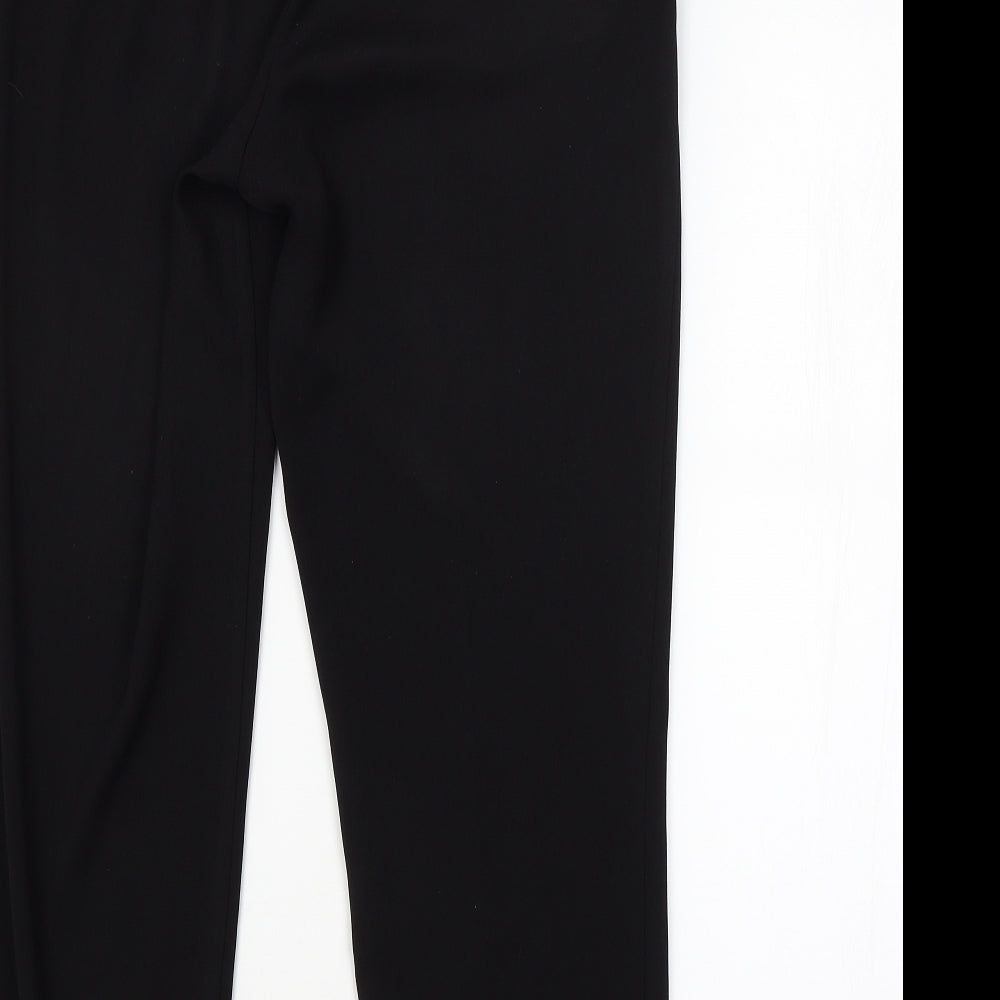Womens UK Size 12 Dorothy Perkins Regular Fit Black Trousers