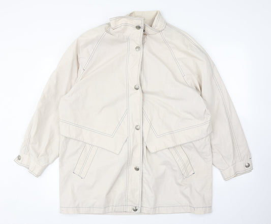 Womens UK Size 16 telemac Beige Overcoat