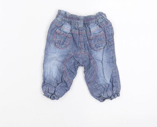 NEXT Girls Blue Jeans Size 3-6 Months