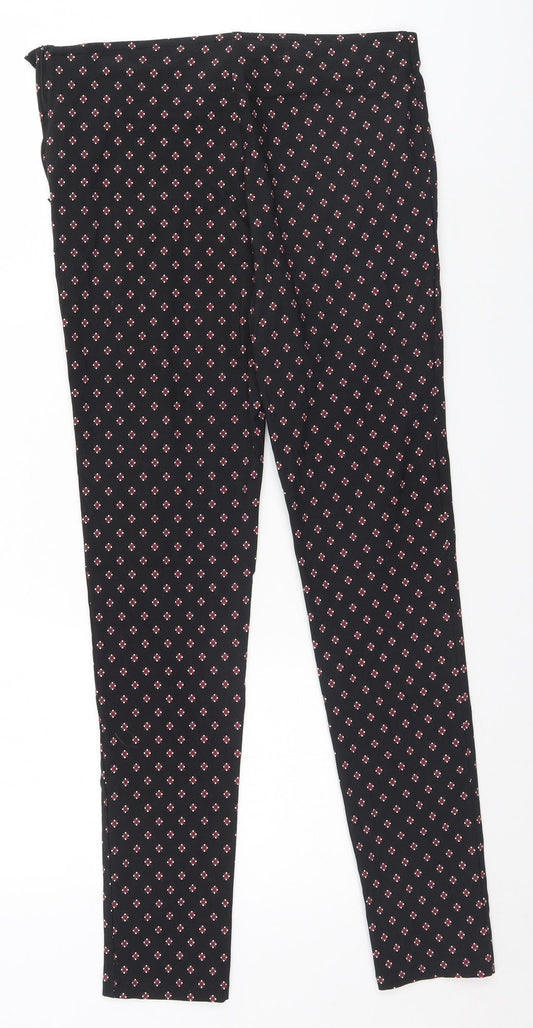 Womens UK Size 10 Atmosphere Regular Fit Black Trousers