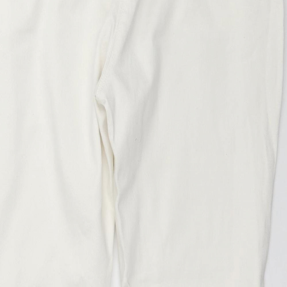 Womens UK Size L Damart Regular Fit Jegging White Jeans