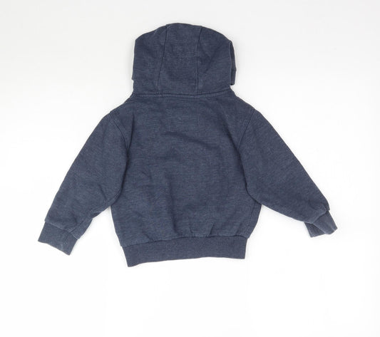Rebel Boys Blue Pullover Hoodie Size 3-4 Years