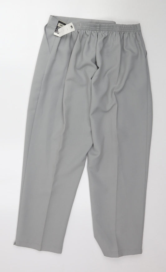 Classic Image Womens Grey Trousers Size 20 L26 in