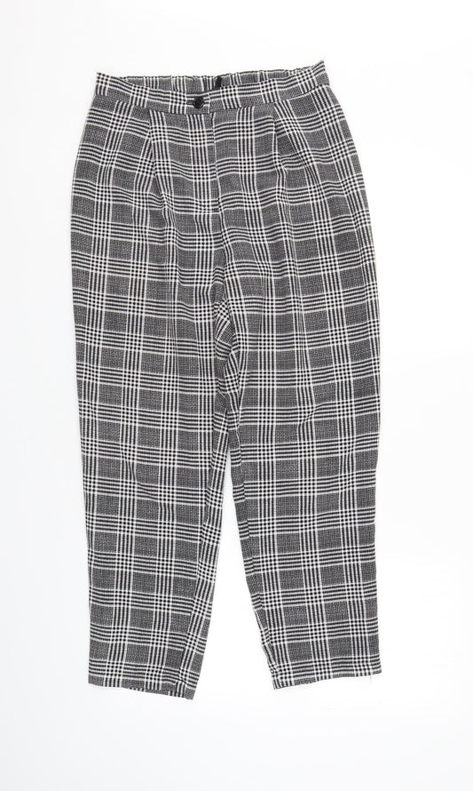 Womens UK Size 10 Divided Regular Fit Grey Trousers