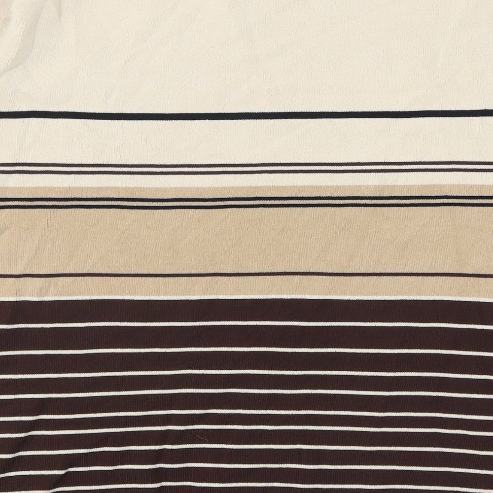 Bonmarché Womens Multicoloured Striped Jersey Blouse Size XL