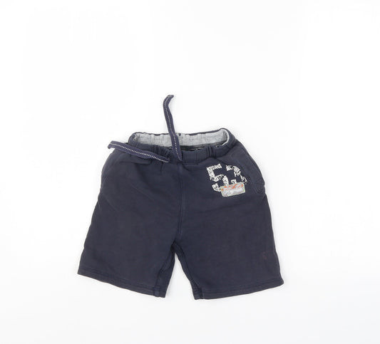 NEXT Girls Blue Sweat Shorts Size 4-5 Years