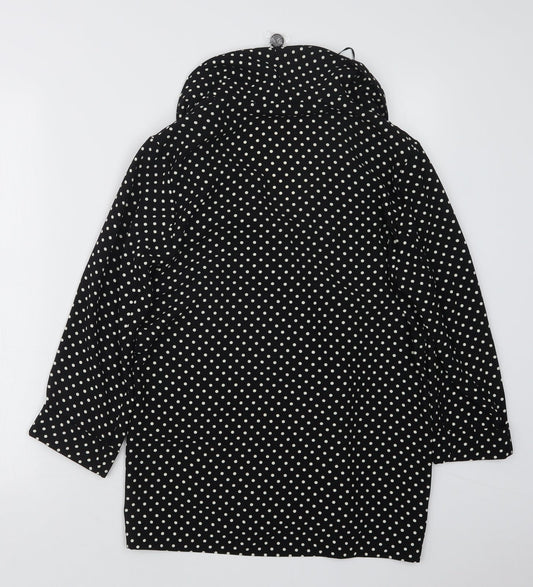 F&F Womens Black Polka Dot  Jacket  Size 8