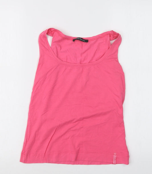 Womens UK Size 12 Betty Barclay Pink Basic Tank