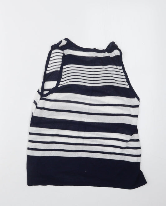 Womens UK Size S Precis Blue Pullover Jumper