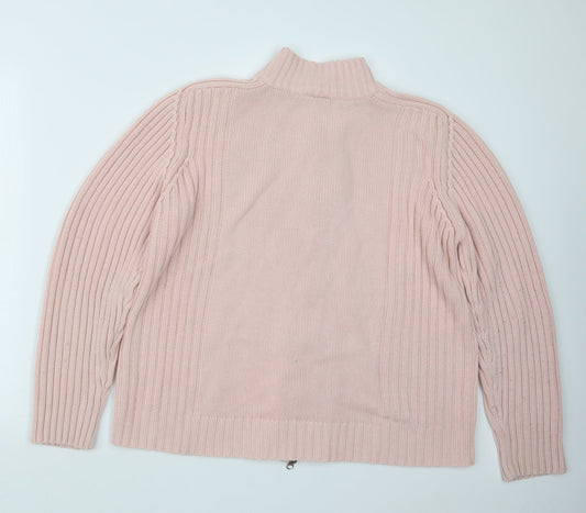 Womens UK Size 16 Atmosphere Pink Cardigan Jumper