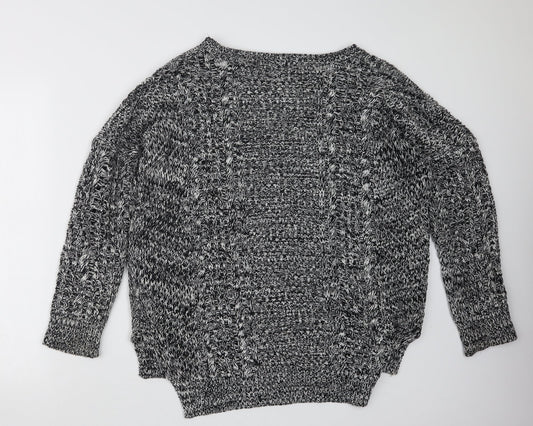 Womens UK Size S Express Black Pullover Jumper