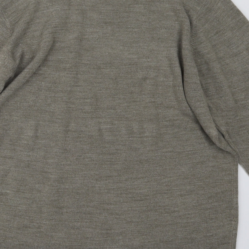 Marks and Spencer Mens Beige Knit Pullover Jumper Size L
