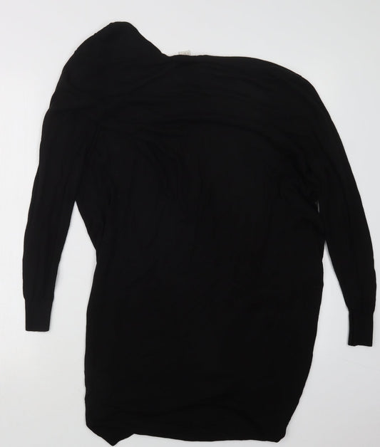 Womens UK Size XS H&M Black Cardigan Jumper