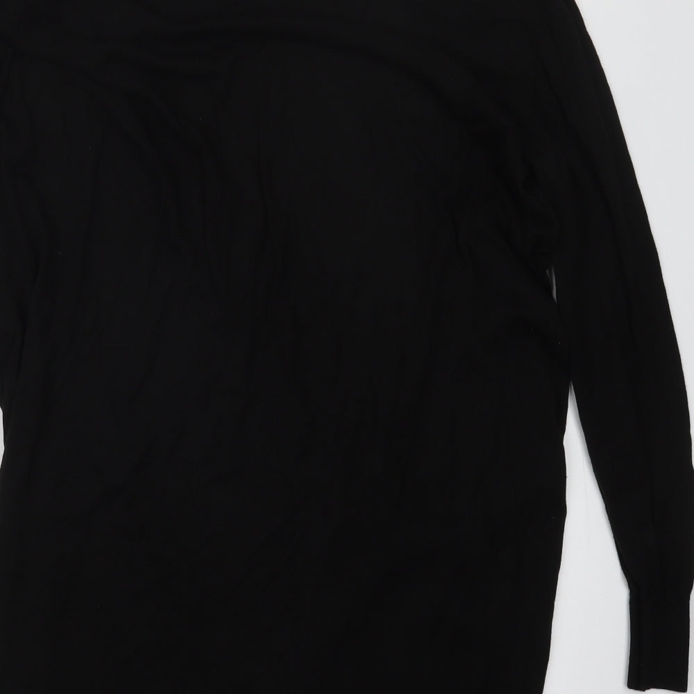 Womens UK Size XS H&M Black Cardigan Jumper