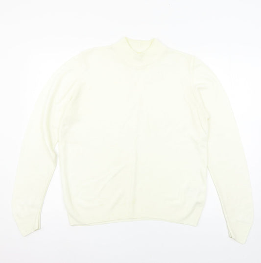 Womens UK Size 10 St Michael White Pullover Jumper