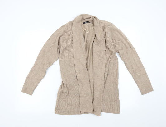 Womens UK Size M BM Collection Beige Cardigan Jumper