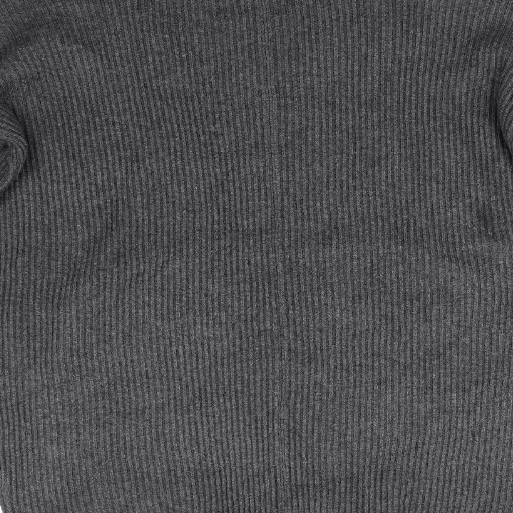 Womens UK Size 10 M&Co Grey Pullover Jumper