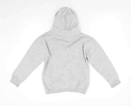 Cotton Ridge Girls Grey Pullover Hoodie Size 9-10 Years - Grass Roots Sports Coaching