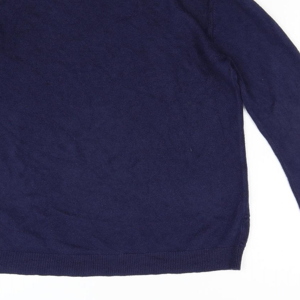 Womens UK Size L Vida Vi Blue Pullover Jumper