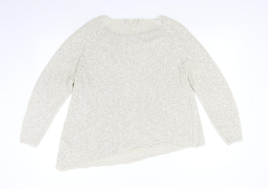 Womens UK Size 14 New Look Beige Pullover Jumper