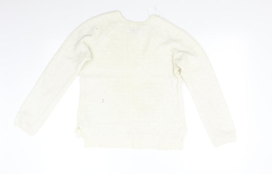 Womens UK Size S H&M Ivory Pullover Jumper