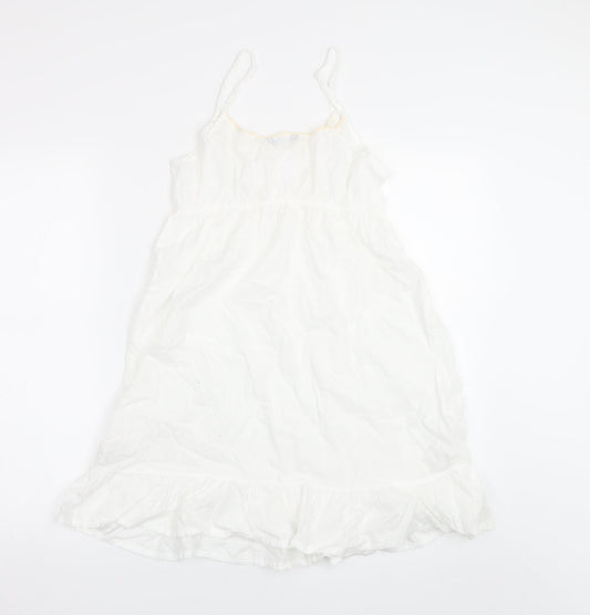 Womens UK Size 12 Limited White Basic Tank