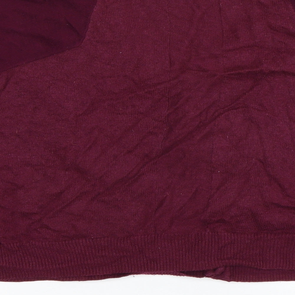 Womens UK Size 14 Topshop Purple Cardigan Jumper