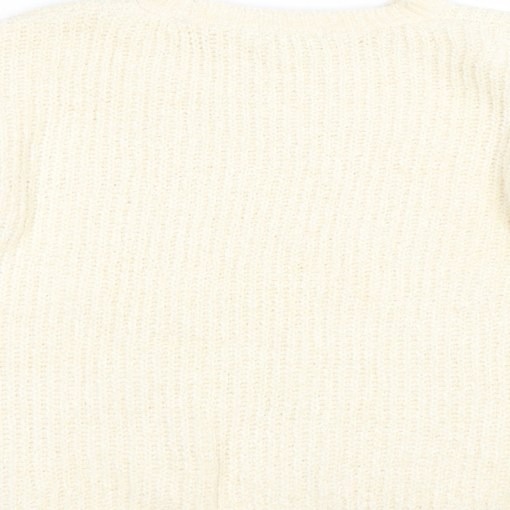 F&F Womens Beige Pullover Jumper Size 14