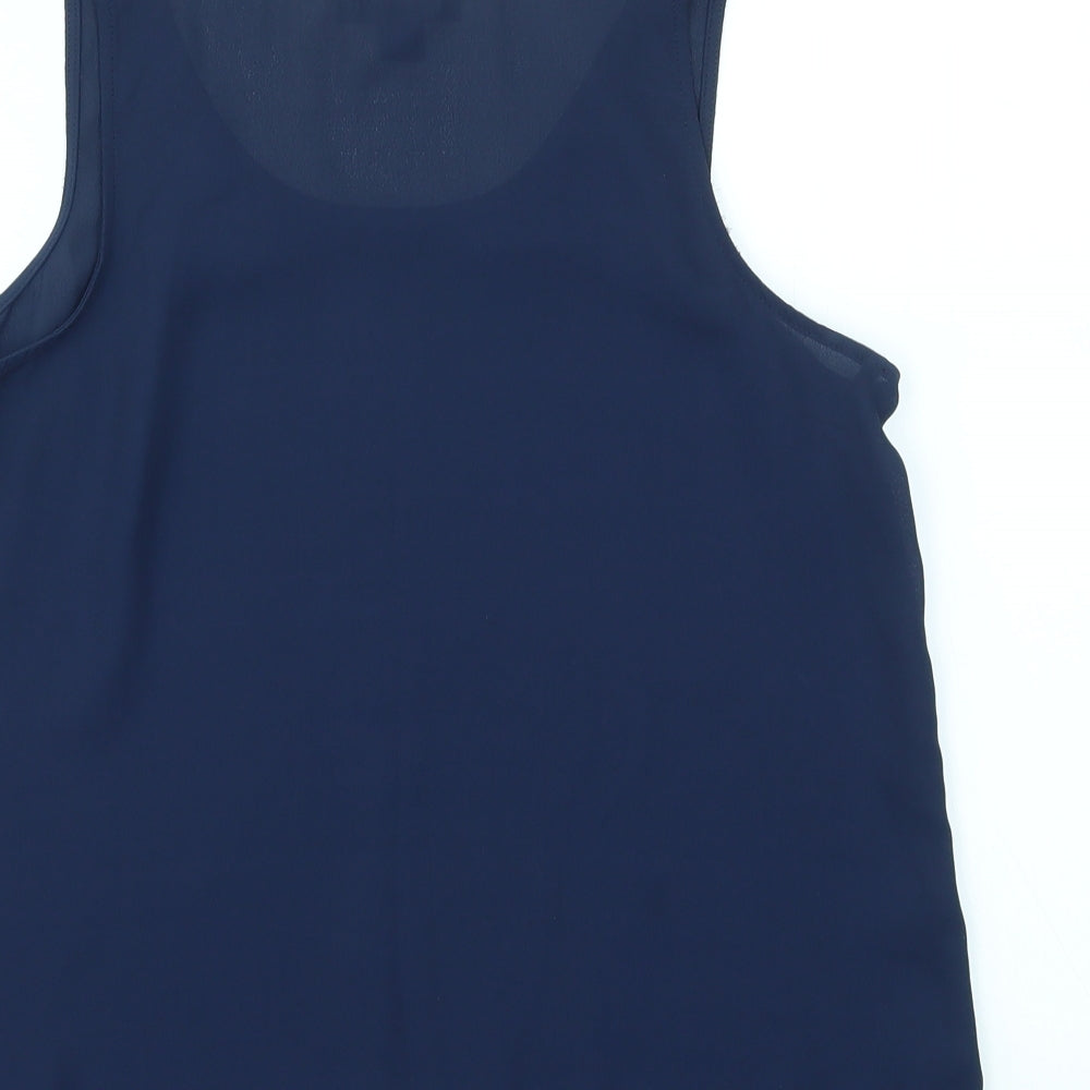 Primark Womens Blue Basic Blouse Size 8