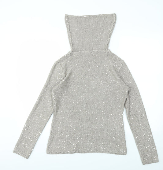 VIZ VIZ Womens Gold Pullover Jumper Size 12