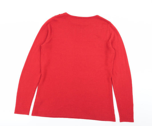 bonmarche Womens Orange Basic T-Shirt Size 14