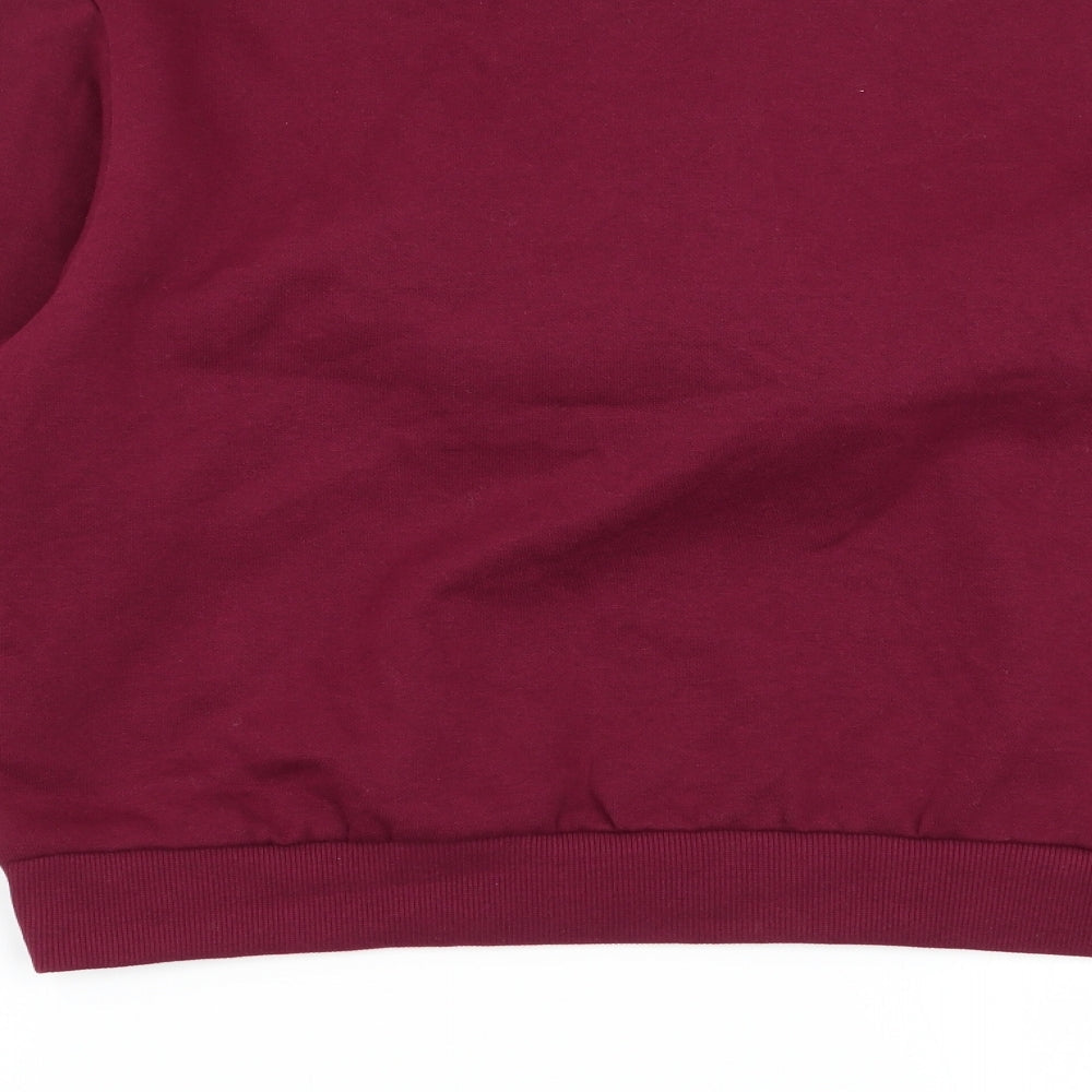 Womens UK Size S H&M Red Pullover Jumper