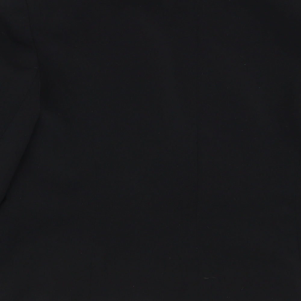 Womens UK Size 10 AMARANTO Regular Black Blazer