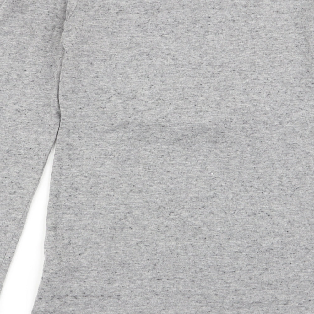 M&S Womens Grey Basic T-Shirt Size 12