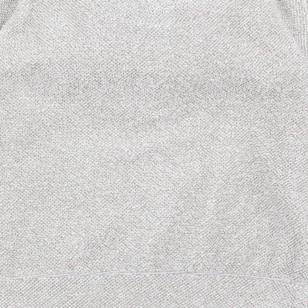 TU Womens Beige Full Zip Jumper Size 8