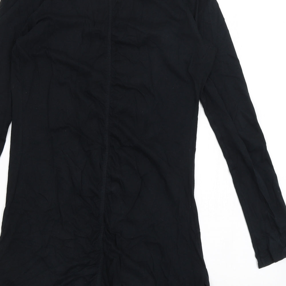 Womens UK Size 10 Miss Selfridge Black Cardigan Jumper