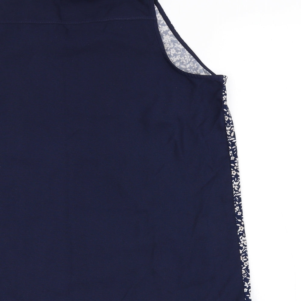 Womens UK Size 14 NEXT Black Basic Blouse