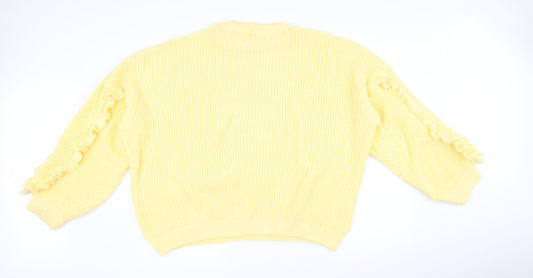 Womens UK Size S Dorothy Perkins Yellow Pullover Jumper