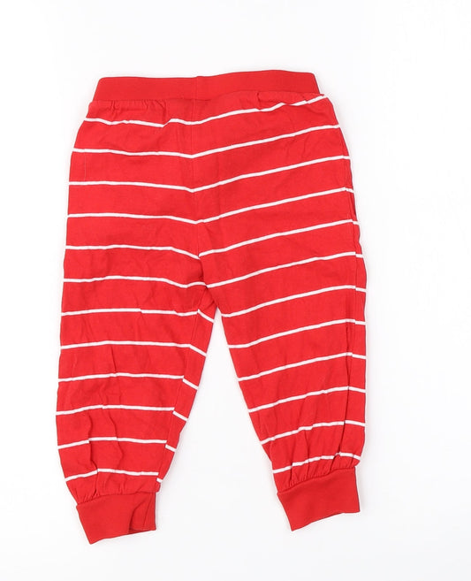 Primark Baby Red Striped Cami Pyjama Pants Size 18-24 Months