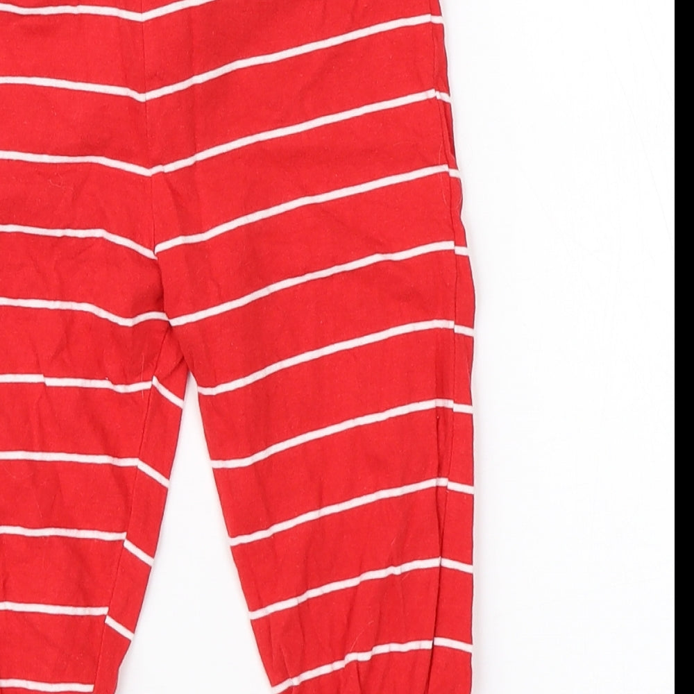 Brand and care label for Primark Baby Red Striped Cami Pyjama Pants, size 18-24, Months