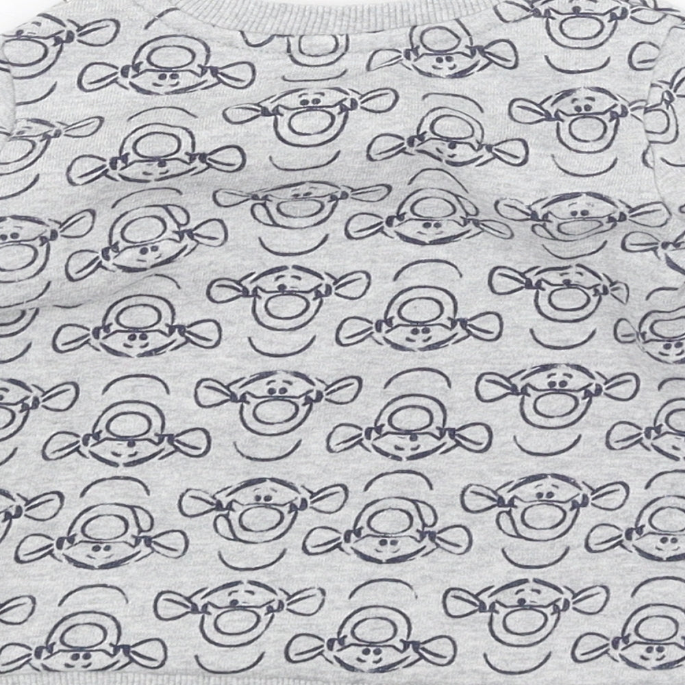 George Boys Grey Pullover Jumper Size 12-18 Months - Disney