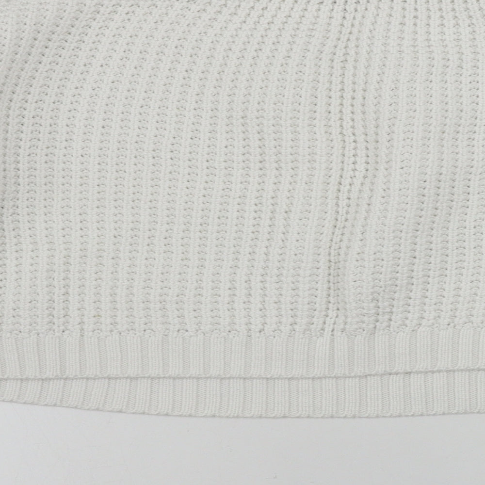 Womens UK Size 12 Topshop White Pullover Jumper
