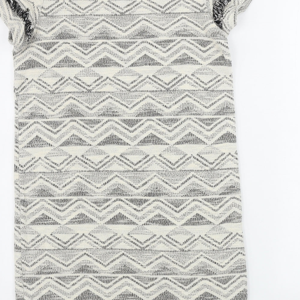 NEXT Womens Beige A-Line Size 12