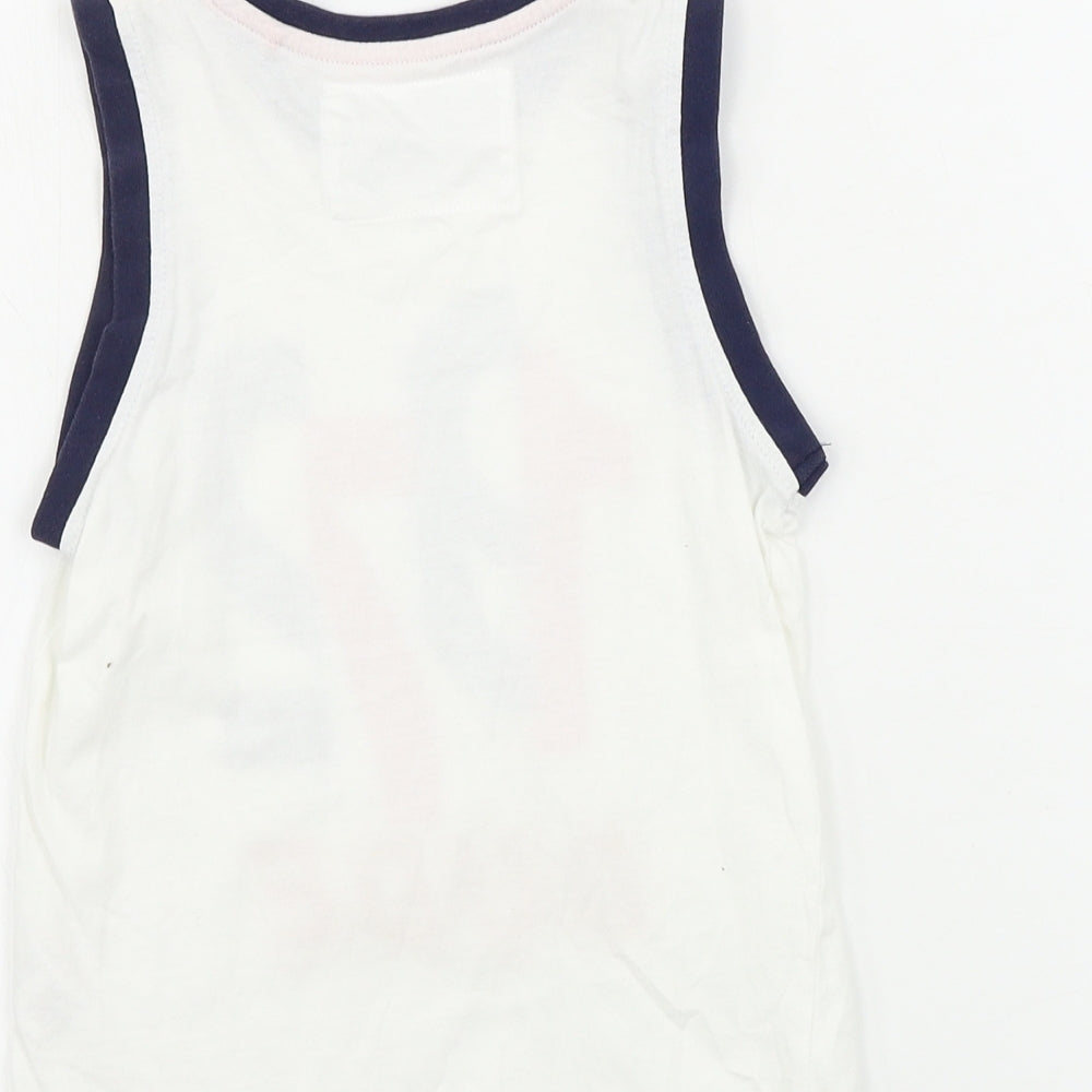 TU Boys White Basic T-Shirt Size 4 Years