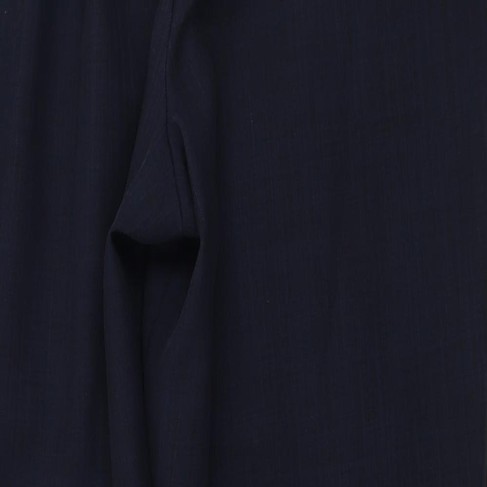 Womens UK Size 32 in Marks and Spencer Regular Fit Blue Trousers