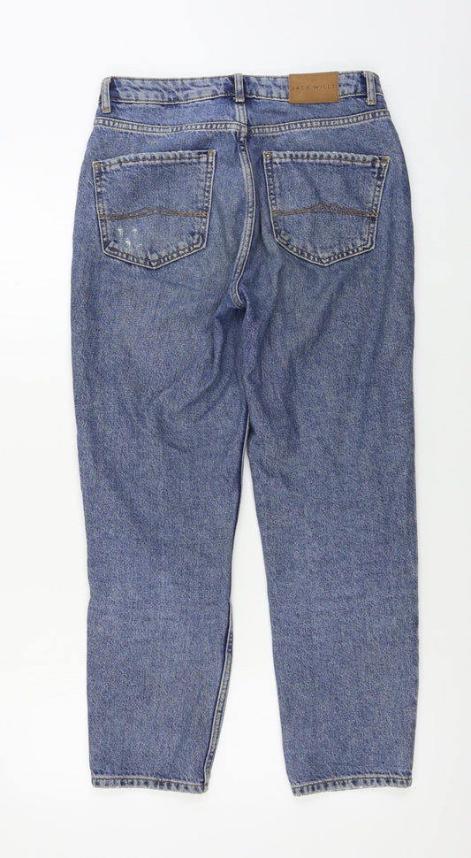 Womens UK Size 27 in Jack Wills Regular Fit Straight Blue Jeans
