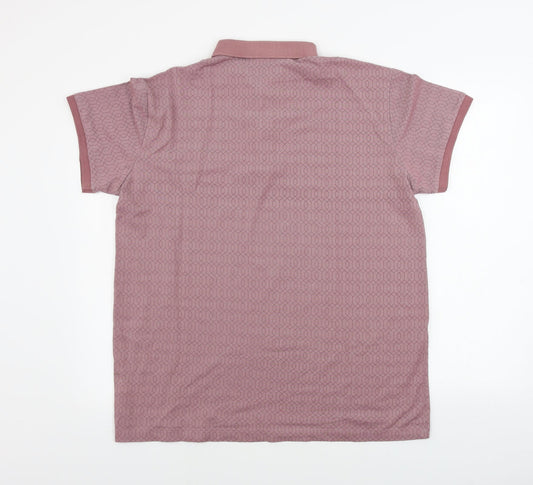 ACW 85 Mens Pink Polo Size XL